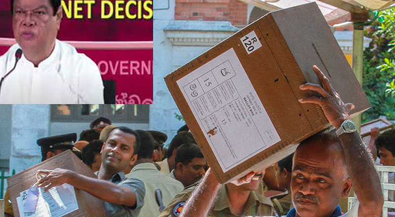 புதிய தேர்தல் சட்டத்தை தயாரிப்பதற்கு அமைச்சரவை  அங்கீகாரம்!