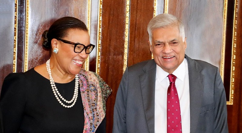 லண்டனில் பொதுநலவாய  நாடுகளின் செயலாளர் நாயகத்தை சந்தித்த ஜனாதிபதி!