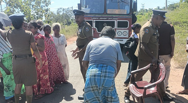 அஸ்வெசும கேட்ட மாற்றுத்திறனாளிக்கு வன்னி பொலிஸார் இடையூறு