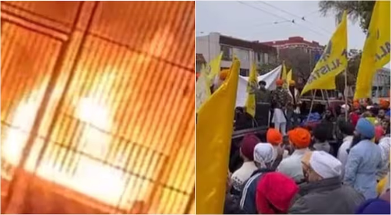 அமெரிக்காவில் இந்தியத் துாதரகம் தீ வைப்பு!