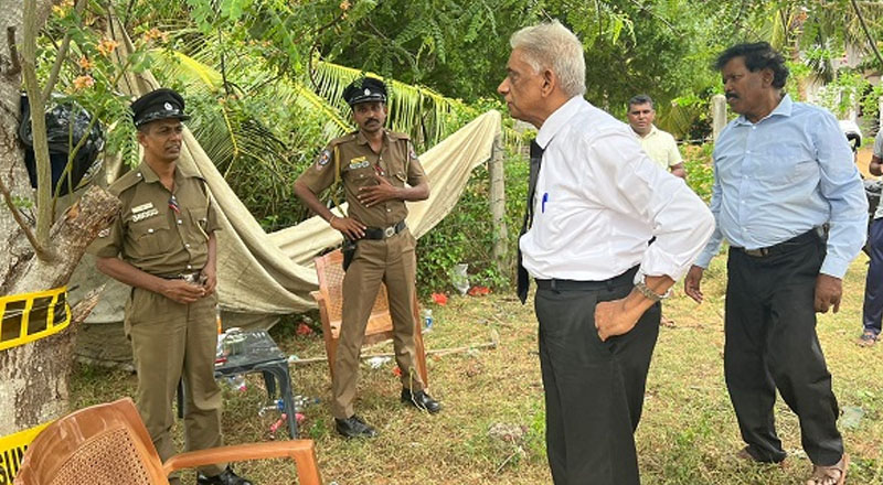 மனித எச்சங்கள் இனங்காணப்பட்ட பகுதிக்கு சென்ற சிரேஸ்ட சட்டத்தரணி!