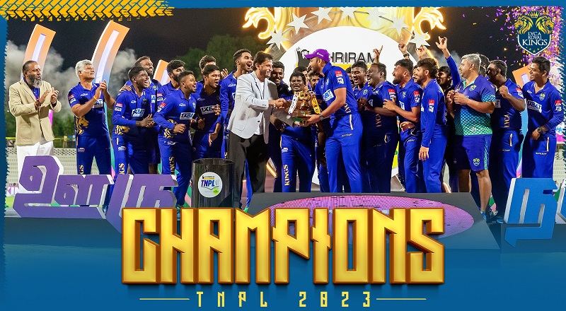 TNPL -  இரண்டாவது முறை சாம்பியன் பட்டம் வென்ற லைகா கோவை கிங்ஸ்