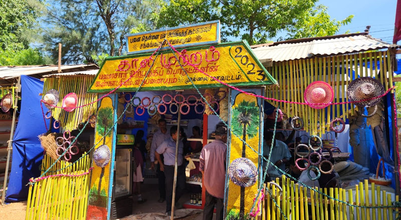 ஆடிப்பிறப்பினை முன்னிட்டு யாழ்ப்பாணத்தில்  தால முற்றம்!