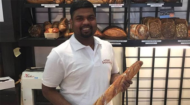 இலங்கை வந்துள்ள பிரான்ஸ் புகழ் பெற்ற பாண் தயாரிப்பாளர் தர்ஷன் செல்வராஜா