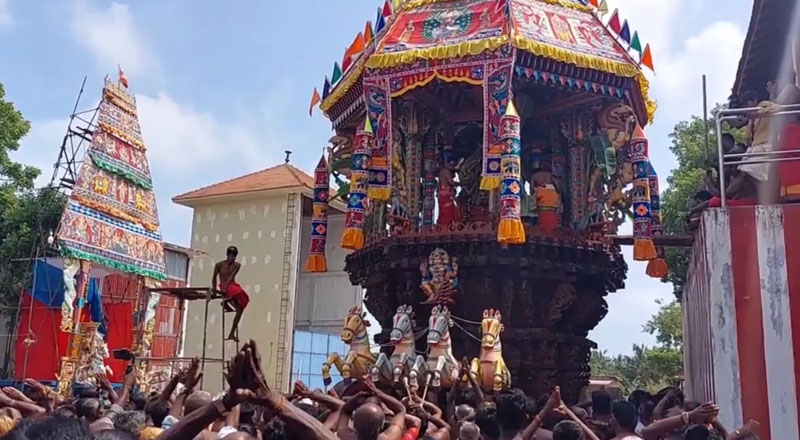 சிறப்பாக இடம்பெற்ற மாவிட்டபுரம் கந்தசுவாமி ஆலய தேர்திருவிழா!