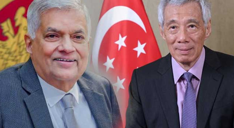 சிங்கப்பூர் பிரதமரை சந்தித்தார் ஜனாதிபதி ரணில் விக்ரமசிங்க!