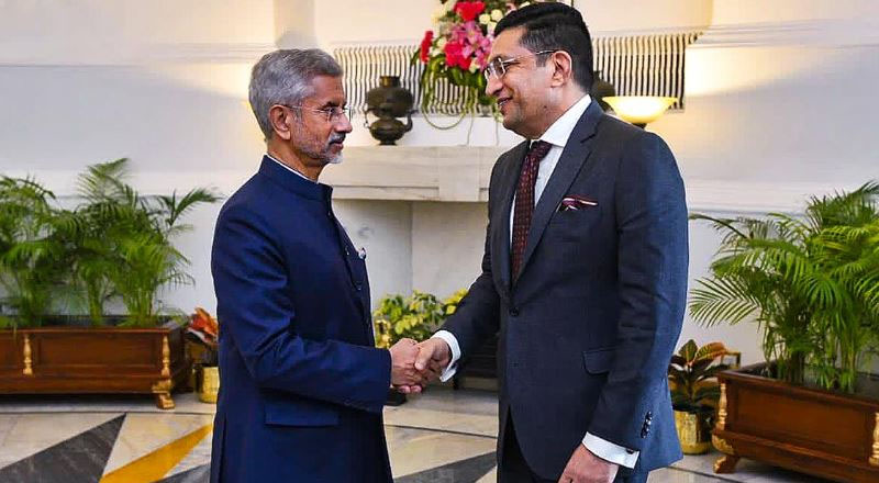 இந்திய வெளிவகார அமைச்சரை சந்தித்த இலங்கை வெளிவிகார அமைச்சர்!
