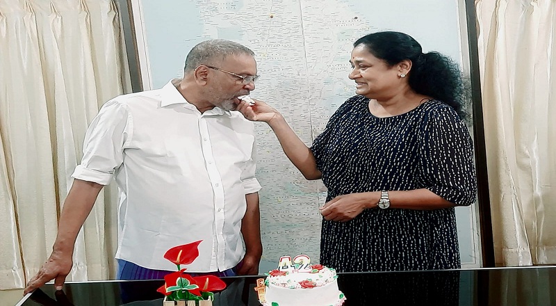 42 வருட திருமண வாழ்வை கொண்டாடும் தியாகி அறக்கொடை நிறுவன தலைவர் தியாகி தியாகேந்திரன் வாமதேவா அவர்கள்