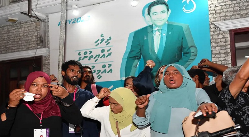 மாலைதீவின் முன்னாள் ஜனாதிபதியை விடுவிக்க கோரி ஆதரவாளர்கள் போராட்டம்