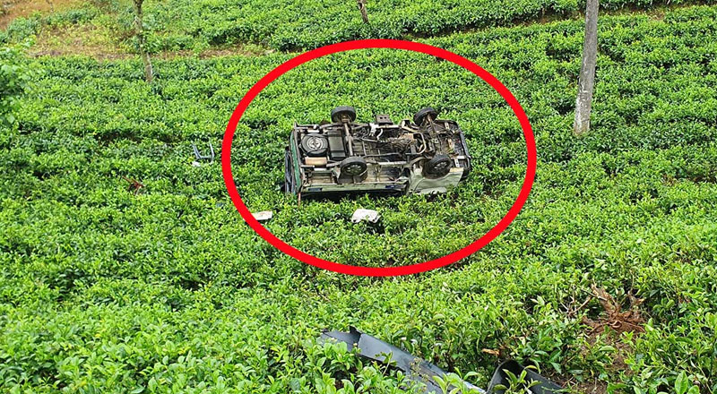 தோட்டத் தொழிலாளர்களை ஏற்றிச் சென்ற லொறி பள்ளத்தில் பாய்ந்து விபத்து: 21 பேர் மருத்துவமனையில்