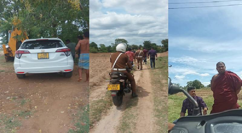 கிண்ணியா குரங்கு பாஞ்சான் மக்கள் காணிக்குள்  படையெடுக்கும் பௌத்த துறவிகள்!