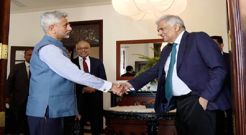 இந்திய வெளிவிவகார அமைச்சர் ஜனாதிபதி ரணிலுடன் விசேட சந்திப்பு!