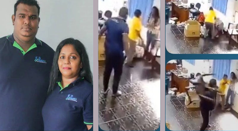 பணிப்பெண்ணை தாக்கிய கந்தானை வர்த்தக தம்பதியினர் கைது!