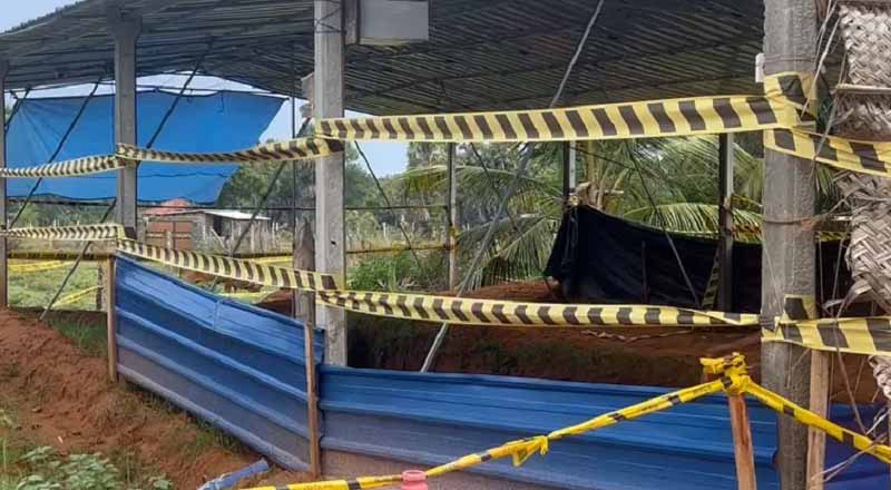 தீவிர கண்காணிப்புக்கு மத்தியில் கொக்குத் தொடுவாய் மனிதப் புதைகுழி!