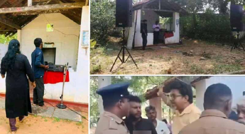தையிட்டி நாகதம்பிரான் ஆலய வழிபாட்டில் குழப்பம் விளைவித்த பொலிஸார்!