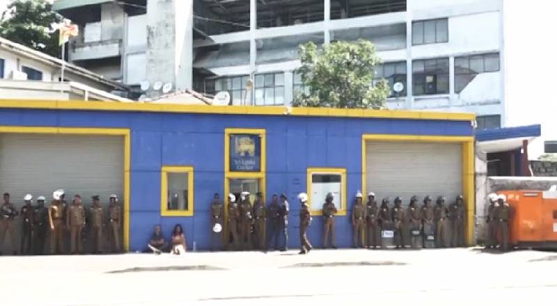 ஸ்ரீலங்கா கிரிக்கெட்டிற்கு முன்பாக சத்தியாக்கிரக போராட்டம்!