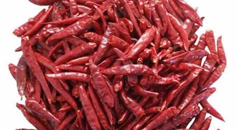 பாகிஸ்தானில் இருந்து இறக்குமதி செய்யப்பட்ட மிளகாயில் புற்றுநோய் அபாயம்!