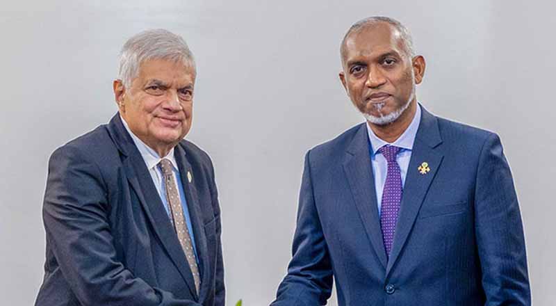 பதவியேற்பின் பின்னர் மாலைதீவு ஜனாதிபதியுடன் இருதரப்பு பேச்சுவார்த்தைகள்!