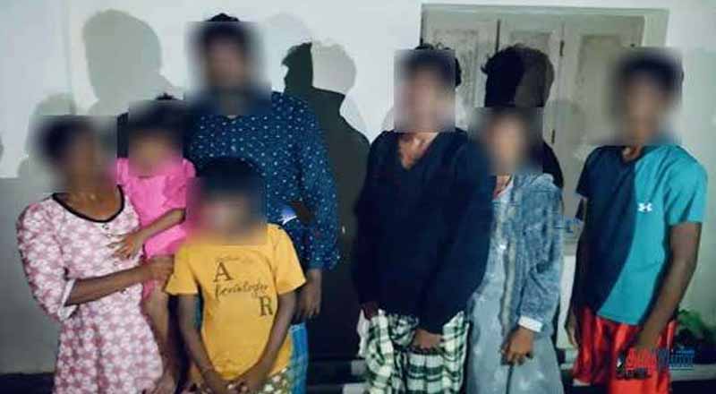 சட்ட விரோதமான முறையில் சென்று  தமிழகத்தில் தஞ்சமடைந்த குடும்பம்!