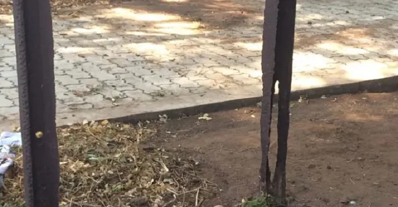 யாழ்.மயான தகனமேடையிலிருந்த இருப்புத் துண்டுகள் திருட்டு!