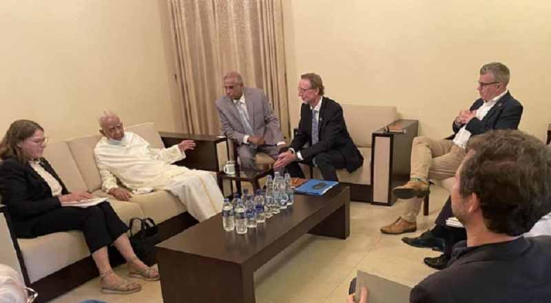 சம்பந்தனை சந்தித்த ஐரோப்பிய பாராளுமன்றத் தூதுக்குழுவினர் !