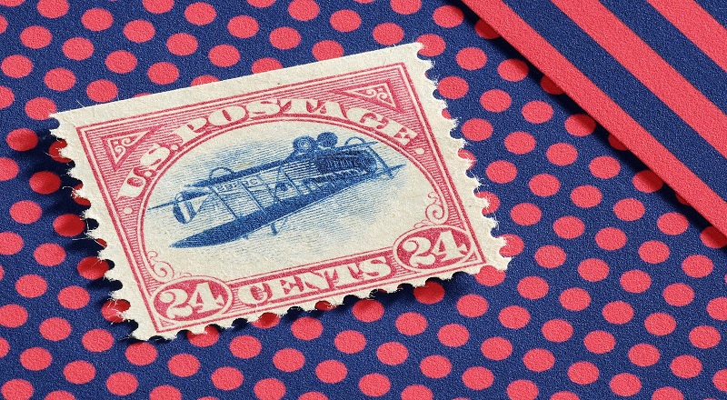 $2 மில்லியனுக்கு விற்கப்பட்ட 1918 அமெரிக்க முத்திரை