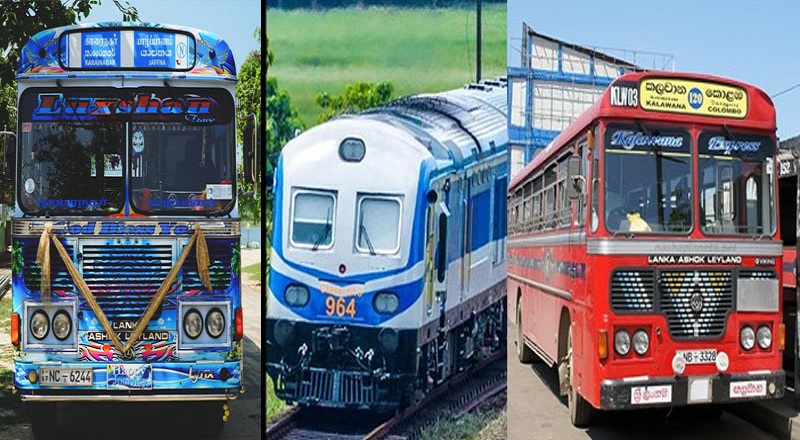 பண்டிகைக் காலத்தை முன்னிட்டு விசேட பஸ் மற்றும் ரயில் சேவைகள்