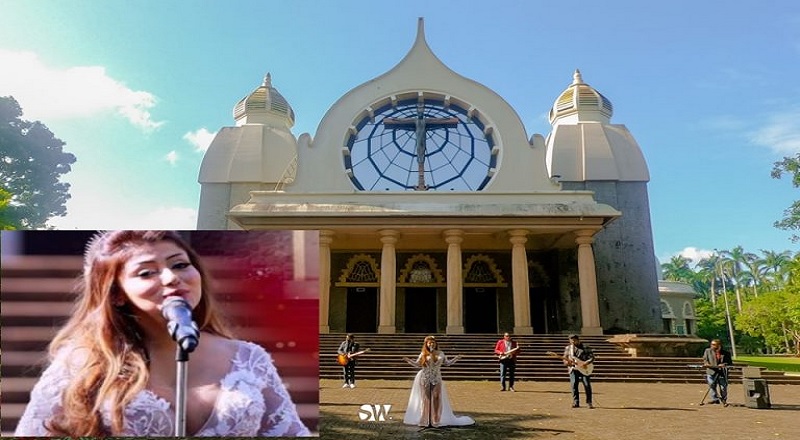 பாடகியின் ஆடை தொடர்பாக இலங்கை கத்தோலிக்க திருச்சபை கண்டனம்