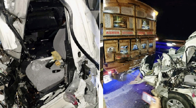 வான்  லொறியுடன் மோதி விபத்து - தாய் மற்றும் மகள் உயிரிழப்பு