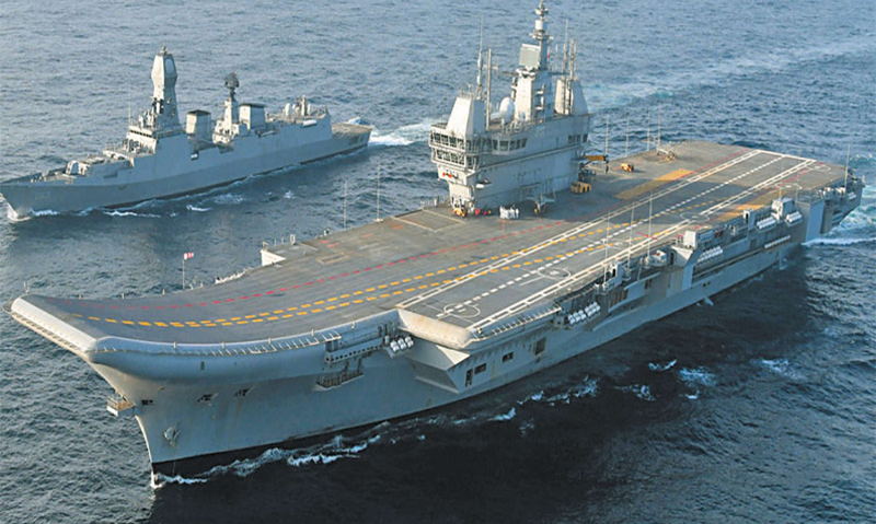 கொழும்பு துறைமுகத்தில் நங்கூரமிட்டுள்ள இந்திய கடற்படை கப்பல்!