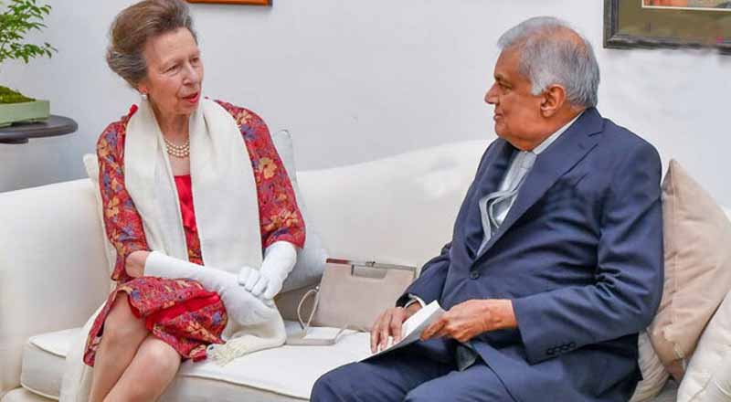 ஜனாதிபதியை சந்தித்தார் பிரித்தானிய இளவரசி! பல்வேறு விடயங்கள் தொடர்பில் பேச்சு