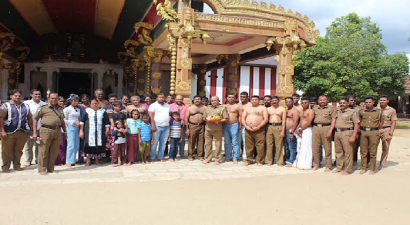 யுக்திய நடவடிக்கைக்காக யாழில் பொலிஸாரால் முன்னெடுக்கப்பட்ட பூஜை வழிபாடுகள்