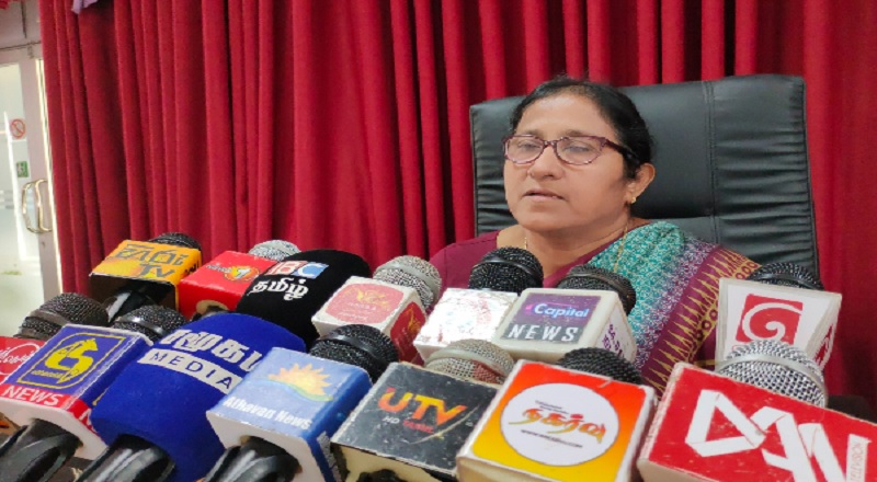 கிளிநொச்சி மாவட்ட அரசாங்க அதிபராக சேவையாற்றிய றூபவதி கேதீஸ்வரனுக்கு மணிவிழா