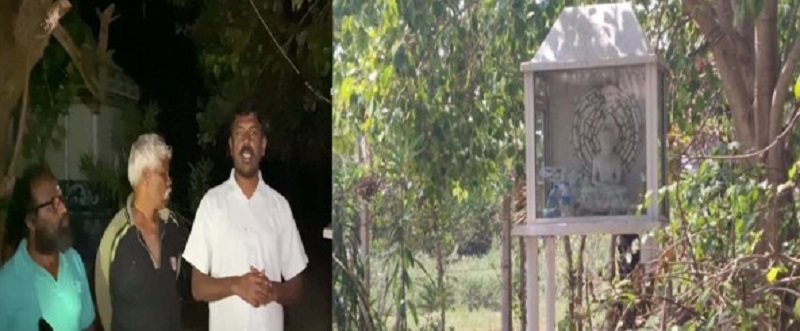 யாழில் பிள்ளையார் ஆலயத்தில் திடீரென முளைத்த புத்தர் சிலை: விடுக்கப்பட்டுள்ள எச்சரிக்கை