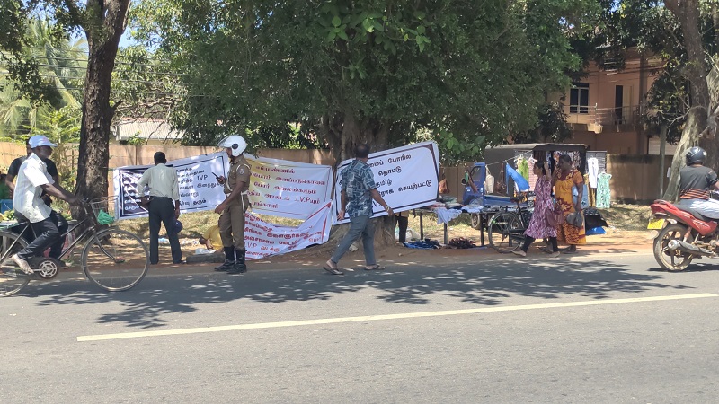 கிளிநொச்சியில் அநுரகுமார திசாநாயக்கவுக்கு எதிர்ப்பு!