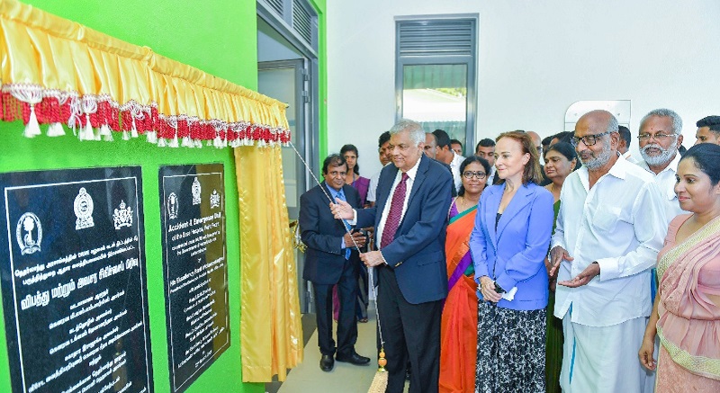 மந்திகை வைத்தியசாலையின் திடீர் விபத்து மற்றும் அவசர சிகிச்சை பிரிவுக்கான புதிய கட்டடம் திறந்து வைப்பு!
