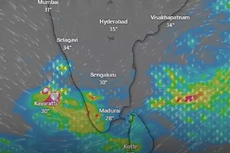 வங்கக் கடலில் புதிய காற்றழுத்த தாழ்வுப் பகுதி: தீவிர புயலாக மாறும் அபாயம்