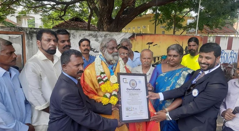 இந்தியாவில் சாதனை படைத்த இலங்கை முதியவர்!
