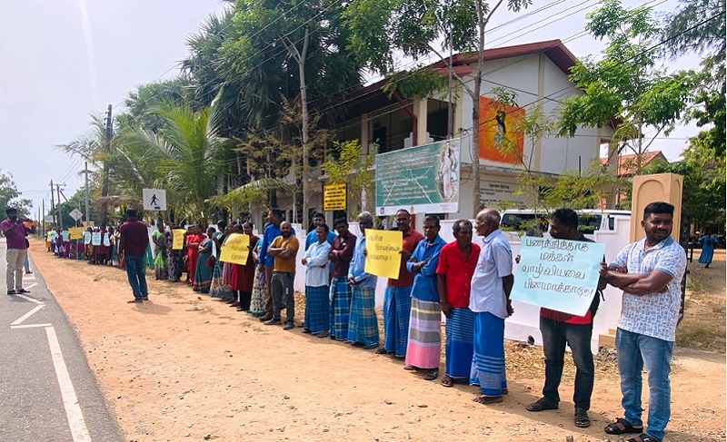 கிழக்கில் சூரிய மின்சக்தி திட்டம் நிறுத்தப்படும் வரை 'இடைவிடாத போராட்டம்