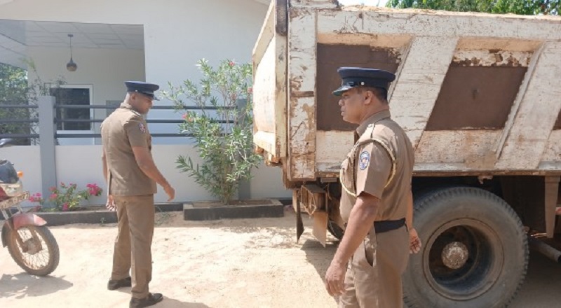 கிளிநொச்சியில் துப்பாக்கிச்சூடு: டிப்பர் வாகன சாரதி தப்பியோட்டம்