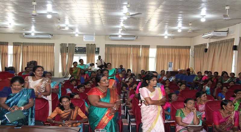 கிளிநொச்சி மாவட்ட முன்பள்ளி ஆசிரியர்களுக்கு சுற்றாடல் செயலமர்வு!