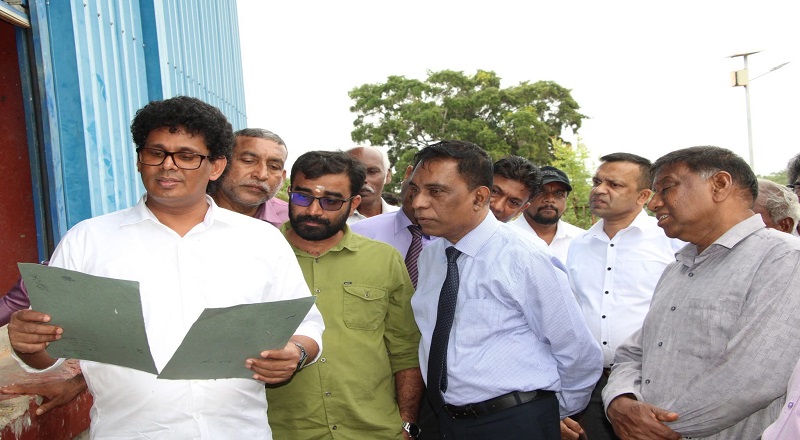 கிளிநொச்சிக்கு  விஜயம் மேற் கொண்ட வர்த்தக,வாணிப உணவுப் பாதுகாப்பு மற்றும் கூட்டுறவு அபிவிருத்தி அமைச்சர்!
