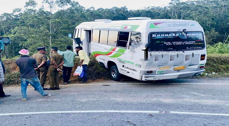 நுவரெலியா- வலப்பனை பிரதான வீதியின் மஹ ஊவா பகுதியில் விபத்து!