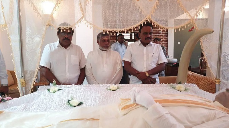 தமிழரசின் மூத்த தலைவருக்கு அஞ்சலி மரியாதை