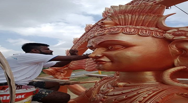 ஆனையிறவு தட்டுவன்கொட்டியில் 26 அடி உயரமான நடராஜர் சிலை!
