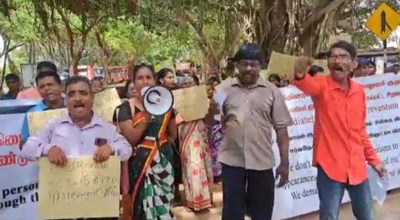 வடக்கு, கிழக்கில் காணாமல் ஆக்கப்பட்டோருக்கு நீதி கோரி போராட்டங்கள்!